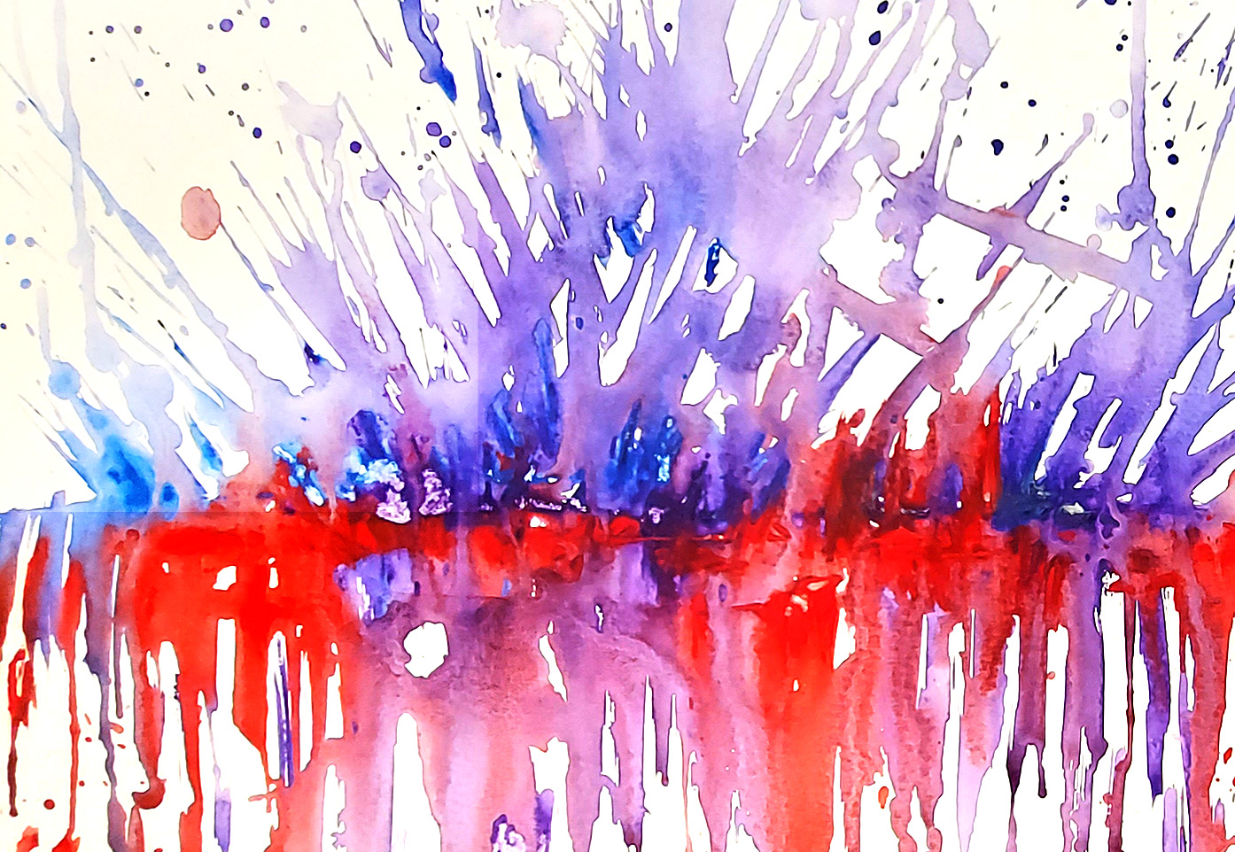 Watercolor abstract A5