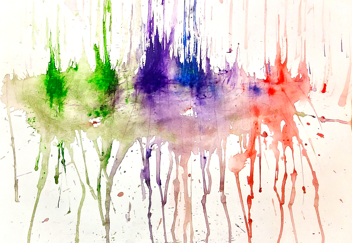 Watercolor abstract A5