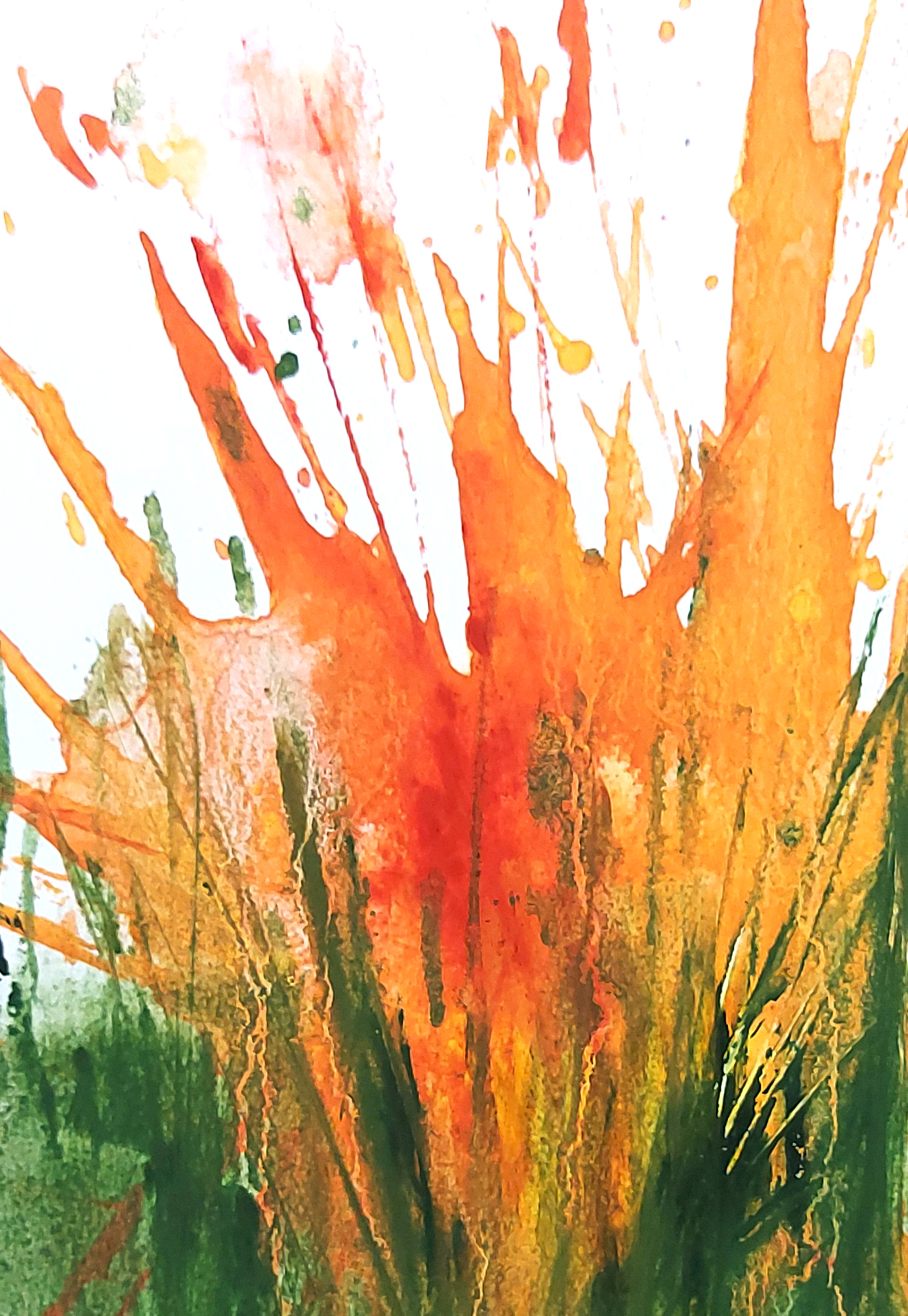 Watercolor abstract A5