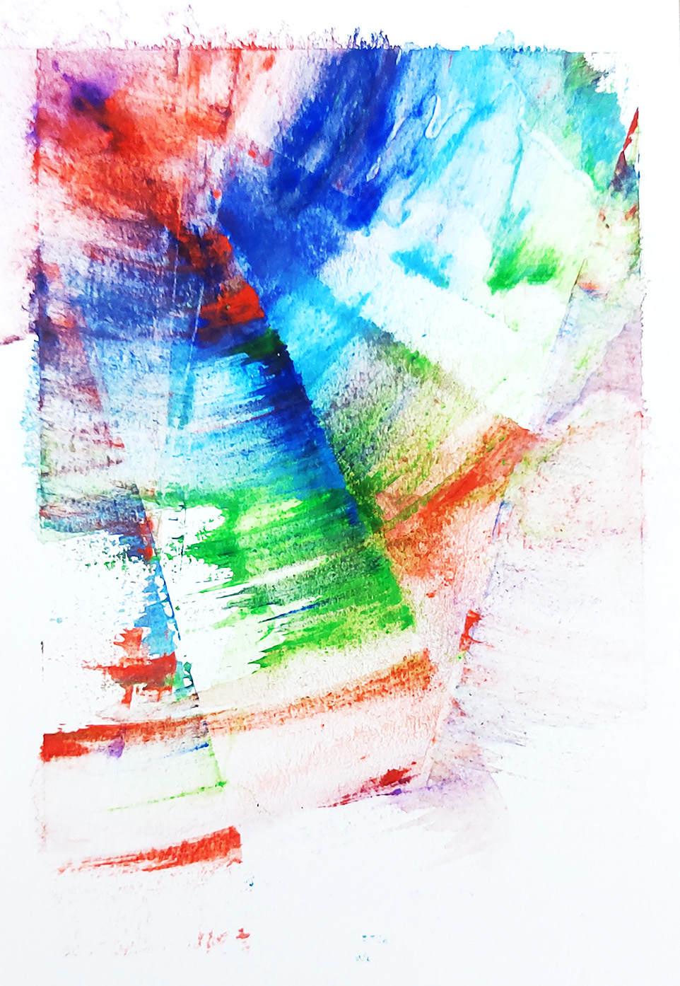 Watercolor abstract A5
