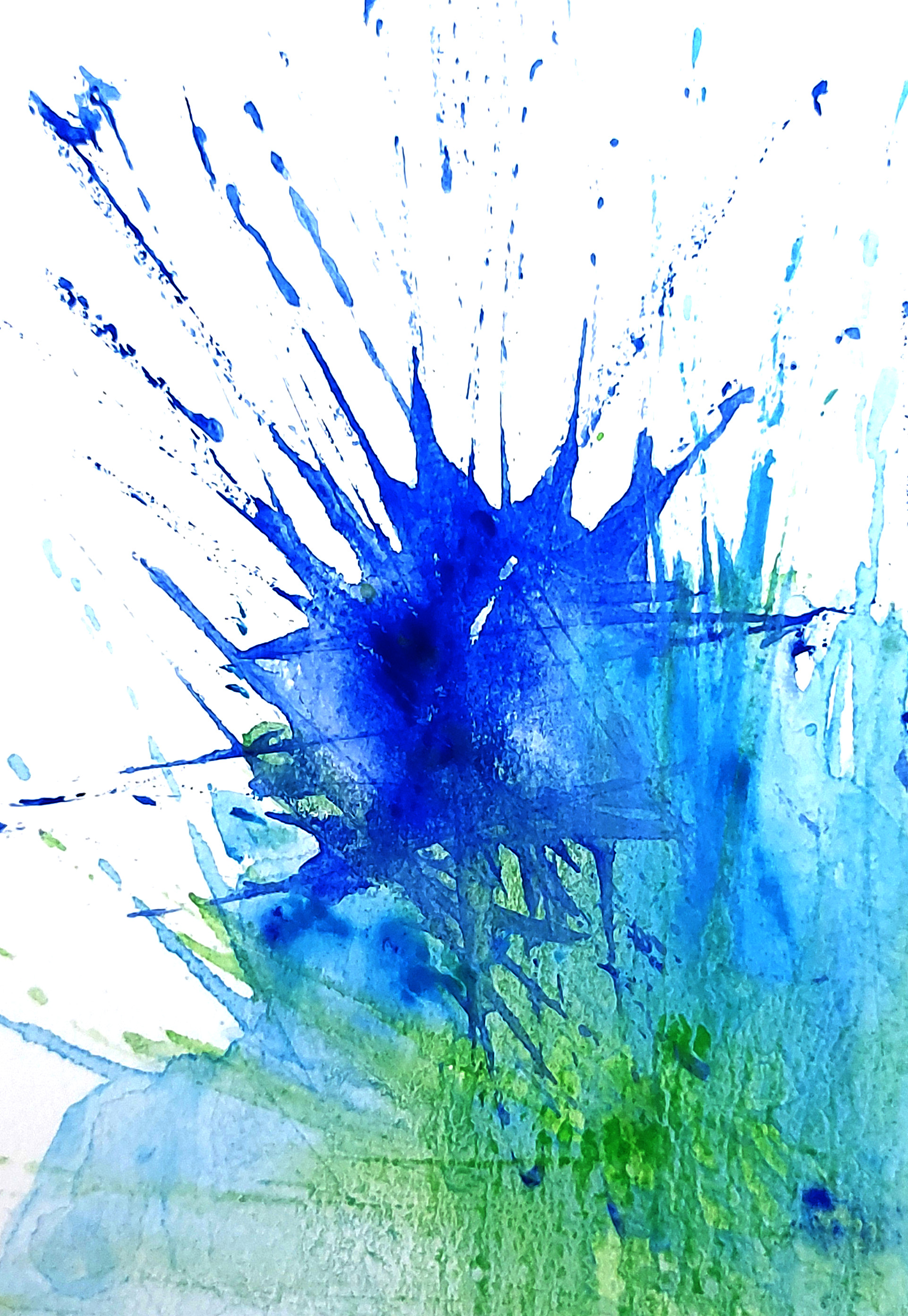 Watercolor abstract A5